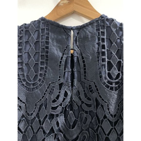 Witchery Lace Overlay Blouse Size XXS - Picture 4 of 6